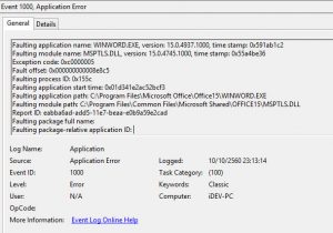 Msptls dll office 2013 ошибка