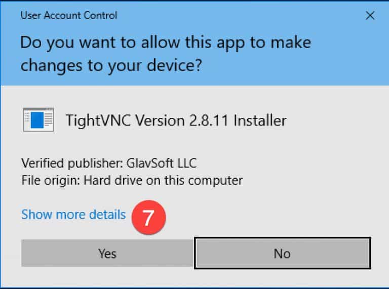 Tightvnc control authentication что это